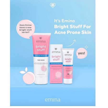 ✿ MADAME ✿  EMINA BRIGHT STUFF SERIES FOR ACNE PRONE SKIN - TONE UP TONER FACE MOISTURIZING