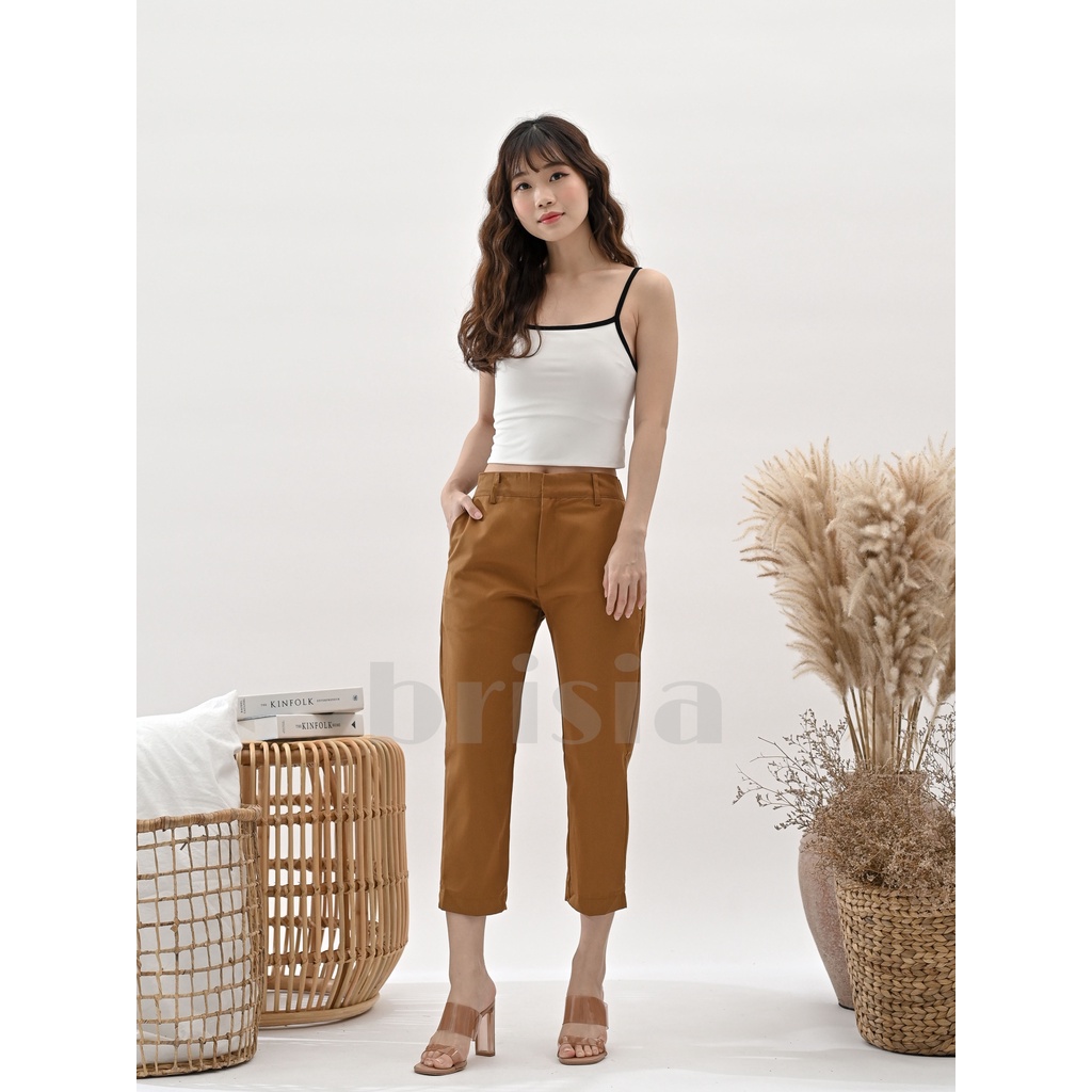 [2 SIZE] 7 WARNA - SEVILLA PANTS 7/8 / Comfy Pants Formal Pants Celana Santai Wanita