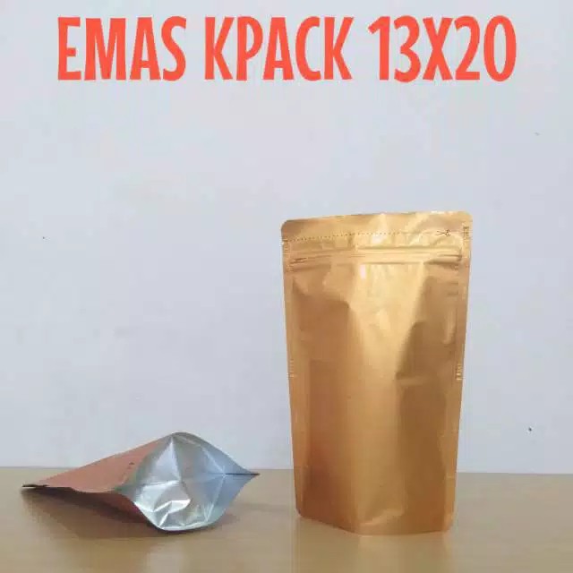 Kemasan Alumunium Foil Merah Glossy 13x20