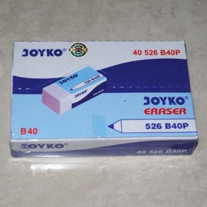

Stip Penghapus pensil Joyko 526 B40P (Putih-40 pcs)
