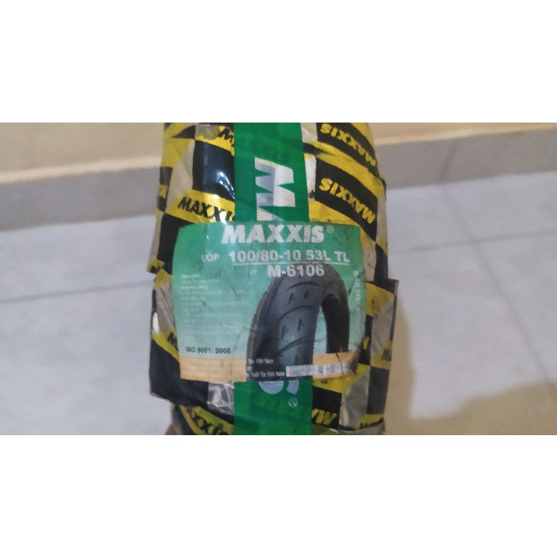 BAN RING 10 MAXXIS M6106 100/80-10 UNTUK VESPA KLASIK CLASSIC PIAGIO ZIP KYMCO RING 10