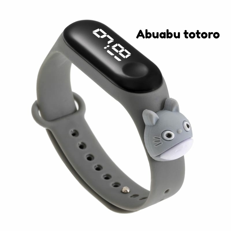 [COD/READY]NEW LED cartoon doll electronic watch student waterproof bracelet/led miband karakter