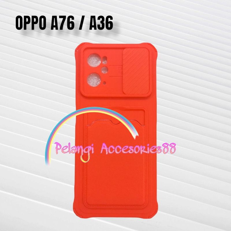 CASE OPPO A76 4G / A36 / A96 4G / REALME 9i  SOFTCASE SLEDING WARNA WARNI