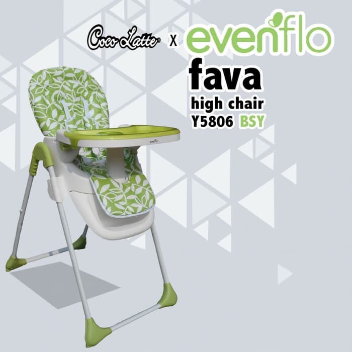 Kursi Makan Anak Cocolatte Evenflo Fava 5806 High Chair [ HG 063 ]