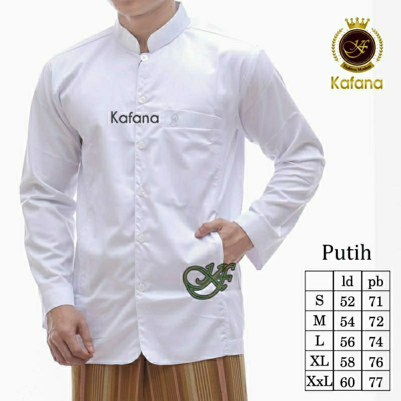 Jual Koko Semi Jas Kafana Baju Koko Haibah Polos Baju Koko Pria