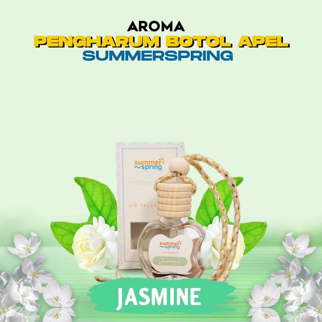 Parfum Mobil Pengharum Ruangan Pewangi Kamar Tidur Harum Summer Spring | Apel | Aroma Jasmine