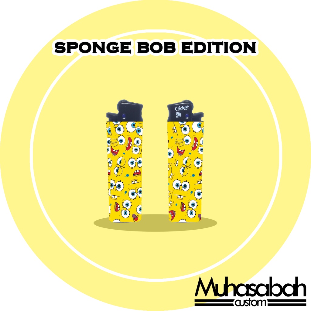 Sponge Bob Edition Korek Api Cricket Custom Gambar Unik Murah