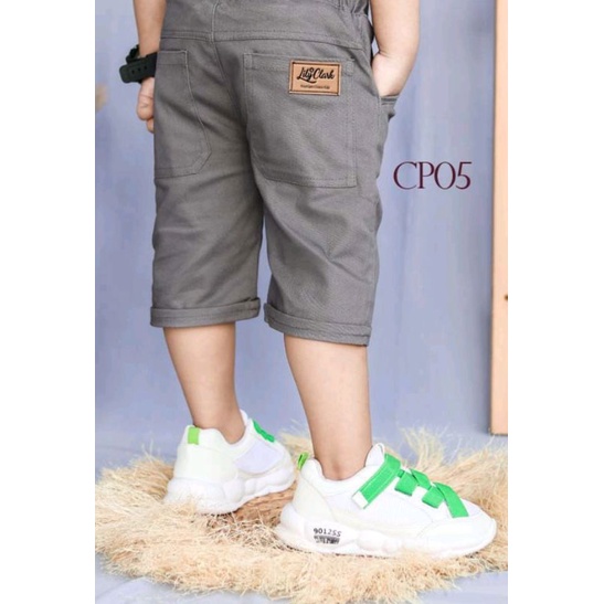 CELANA PENDEK ANAK LAKI LAKI KAIN TWILL STRETCH 1-10 TAHUN