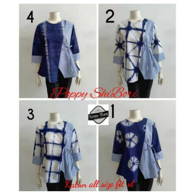 Blus ziggy shibori