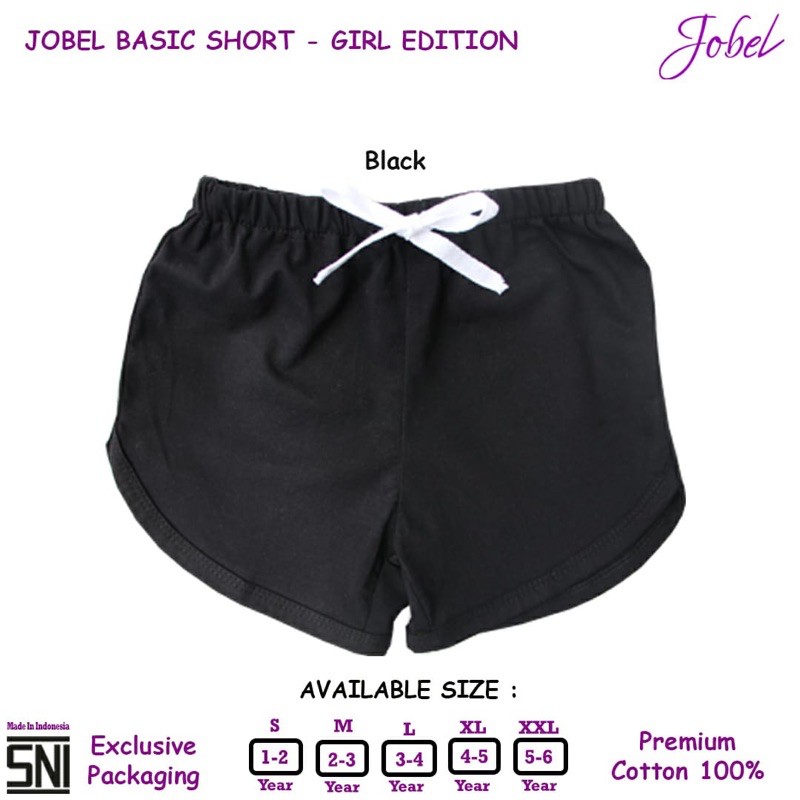 Jobel Basic Short Girl - Kazel Celana anak Murah