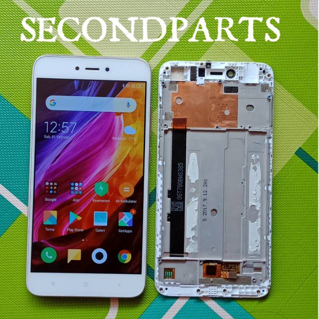 LCD  FULLSET FRAME XIAOMI REDMI NOTE 5A ORIGINAL ASLI COPOTAN