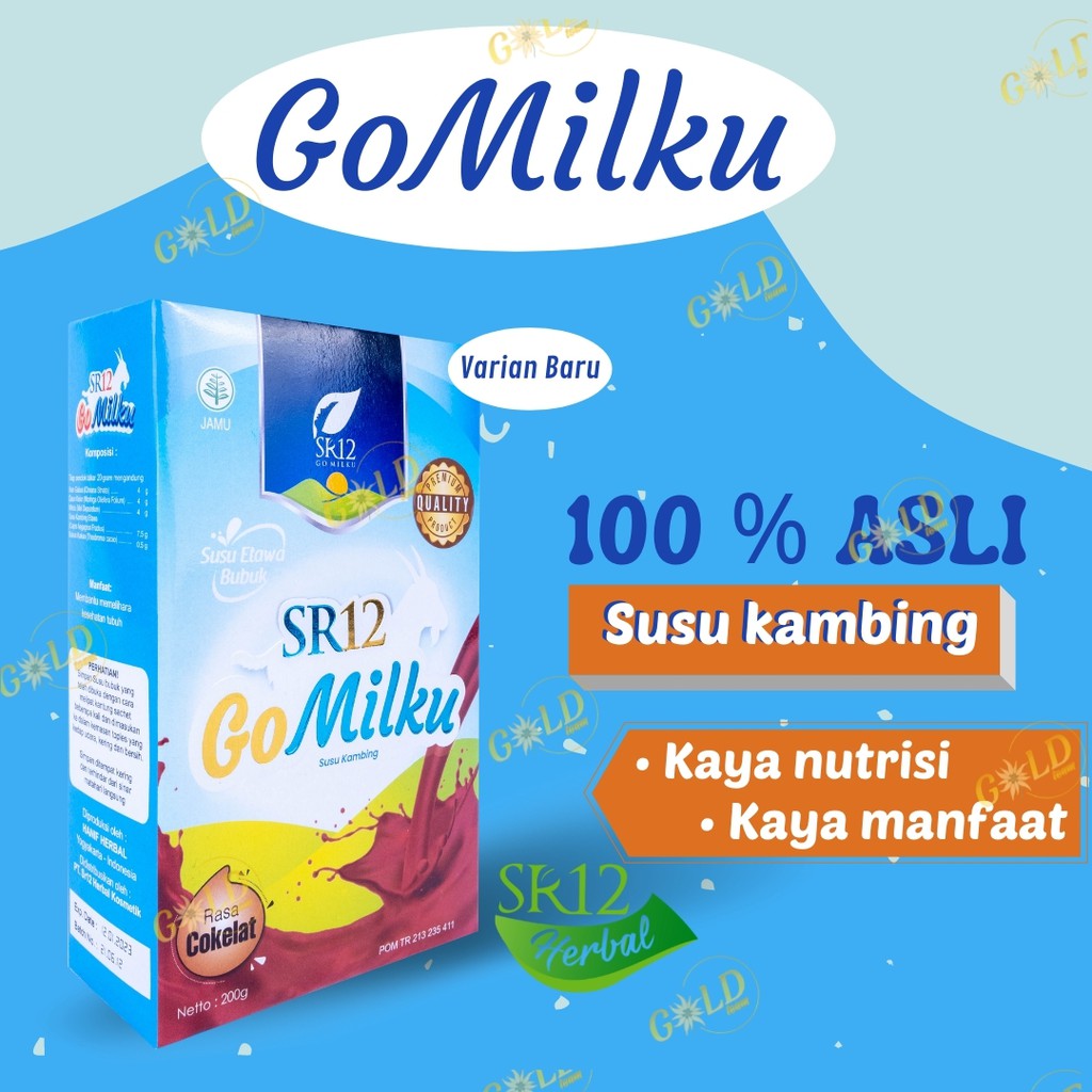 

Susu Etawa GoMilku 600gr Coklat