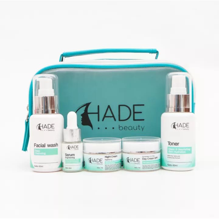 HADE Beauty Skincare Brightening Resmi BPOM & Halal MUI ORIGINAL 100%