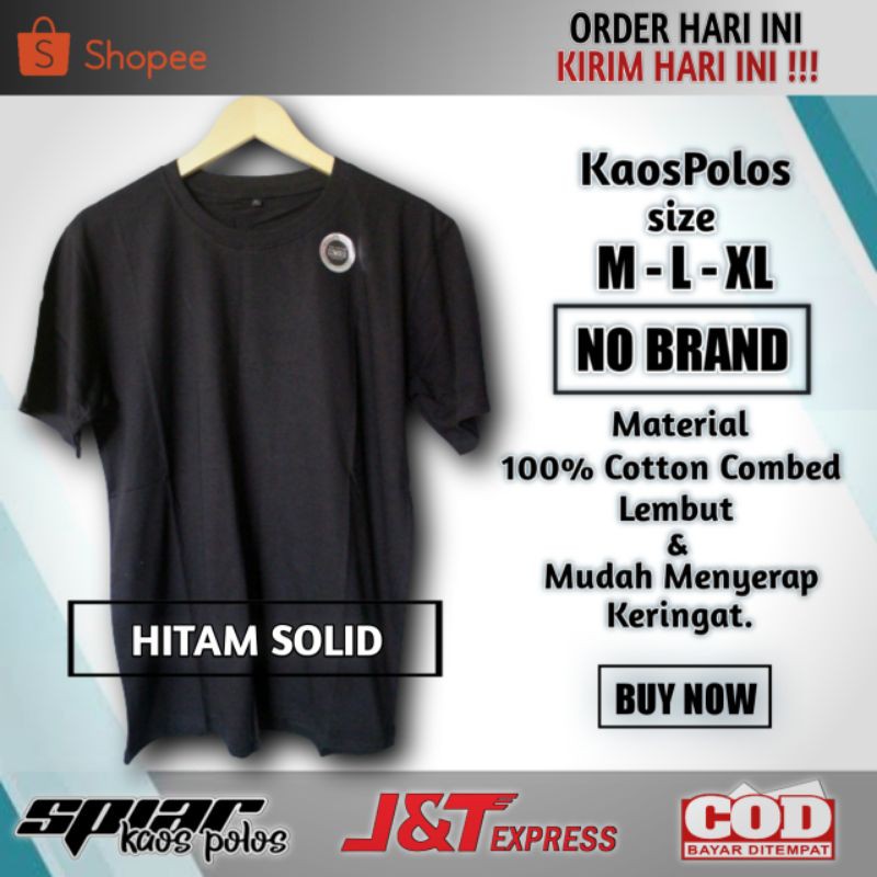 KAOS POLOS LENGAN PENDEK COTTON COMBED 30S / KAOS POLOS COTTON COMBED 30S / KAOS POLOS 30S