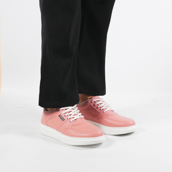 Sepatu Sneakers Wanita V 3721 Brand Varka Sepatu Casual Kets Wanita Trendi Berkualitas - Pink