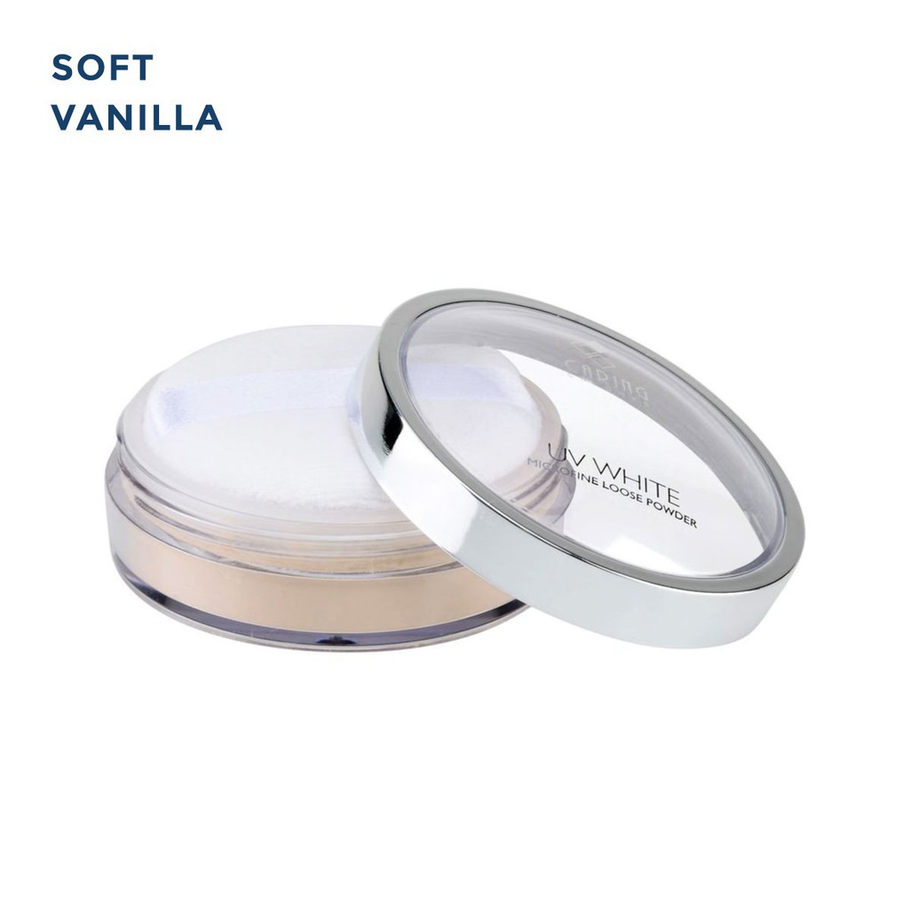 Caring Colours – UV White Microfine Loose Powder   Original