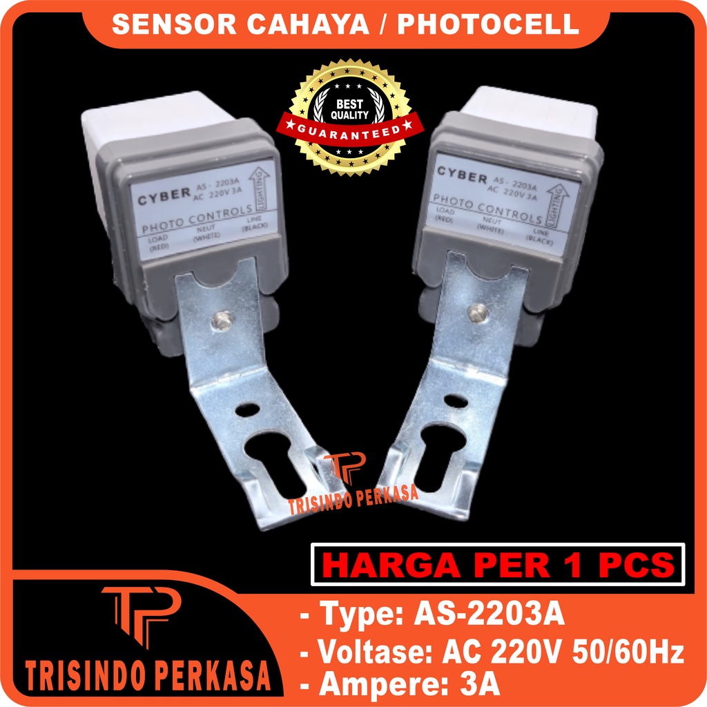 Sensor Cahaya Photo Foto Cell 3A (model Selcon)