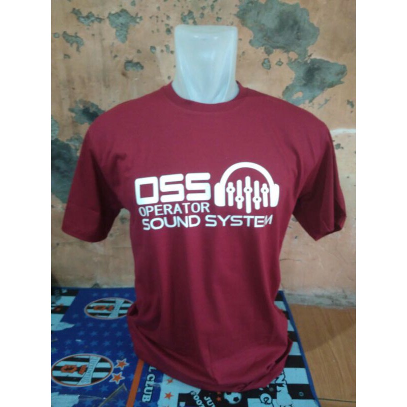 Kaos Sablon//OSS//Operator Sound Sistem//Crew Operator Sound Sistem//tshirt//kaos distro//