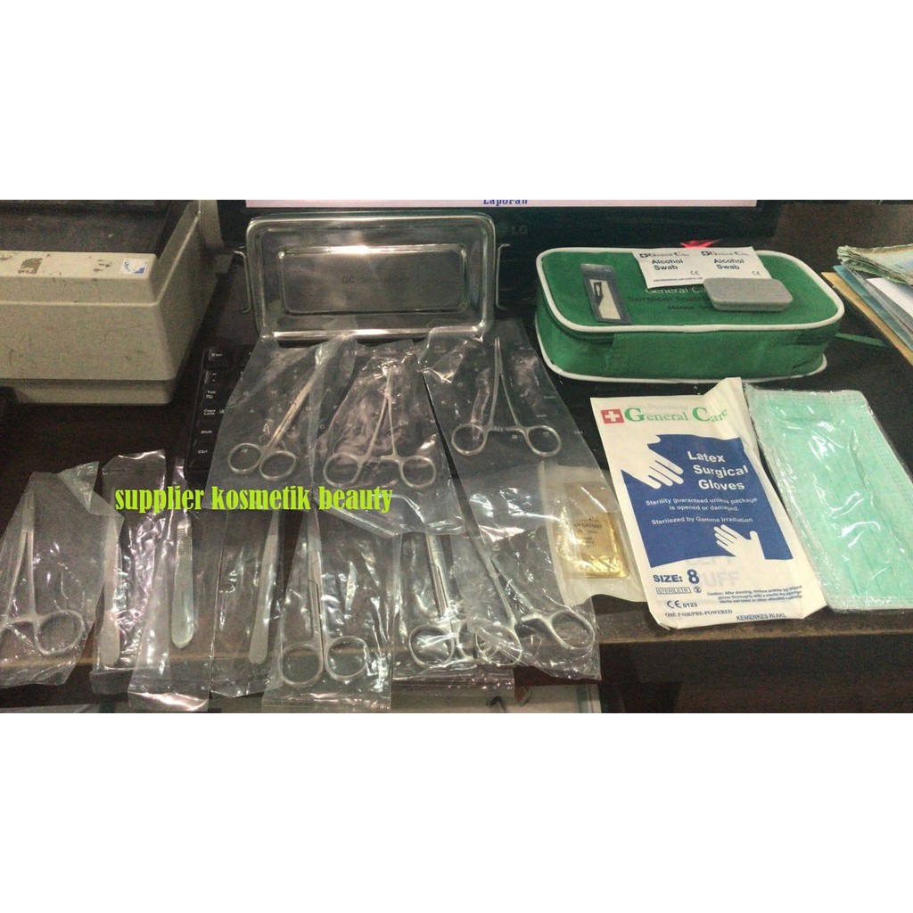Hecting Set General care - bedah minor GC - surgical set lengkap