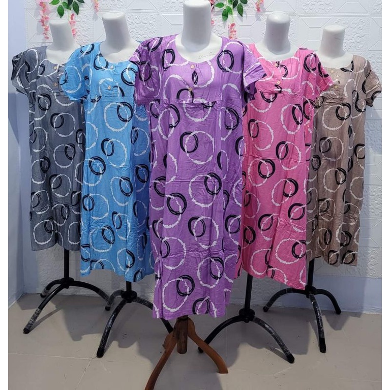 DASTER LENGAN PENDEK / BAJU DASTER WANITA LENGAN PENDEK / DASTER WANITA BAHAN RAYON / daster wanita 