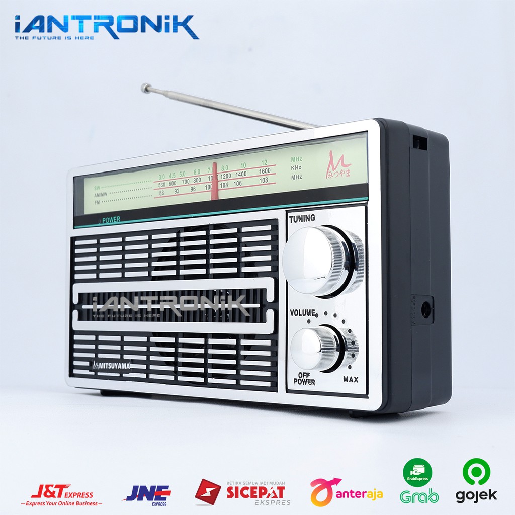 RADIO FM Classic Jadul AM SW Speaker Jernih MITSUYAMA MS-4046