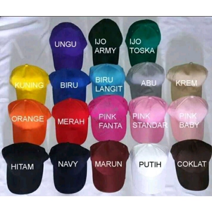 Topi Baseball anak custom nama Gratis Bordir Nama sendiri-Orange