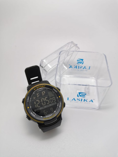 Jam Tangan Lasika Asli type 904 Pria Atau Wanita Sporty Digital Anti air