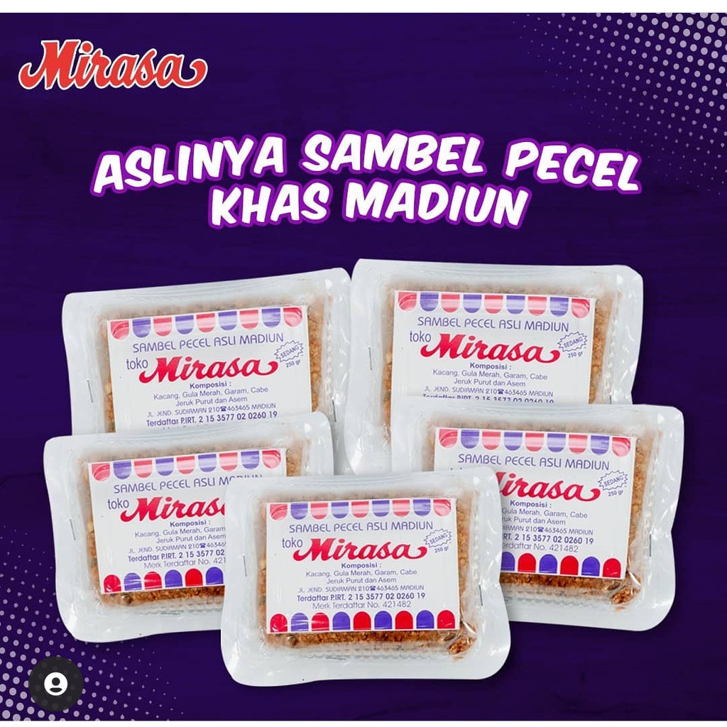 

Sambel Pecel Mirasa