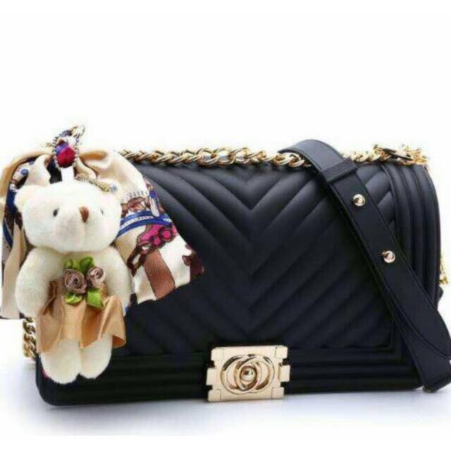 FF |  TAS JELLY TOYBOY SALUR 25" TAS IMPORT TAS SLEMPANG WANITA UKURAN BESAR 25"