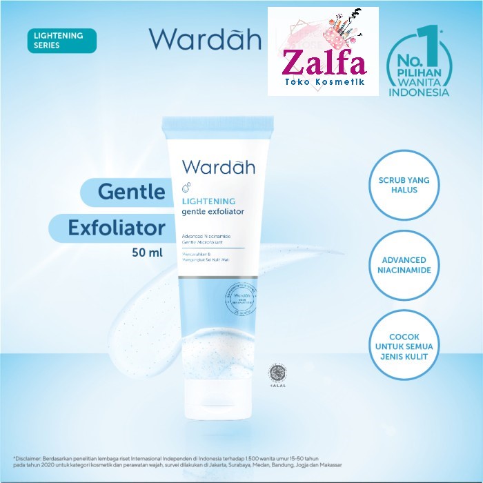 Wardah Lightening Gentle Exfoliator 50 ml