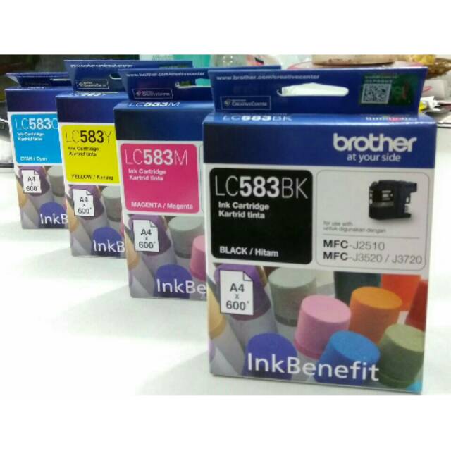Tinta Brother LC583 [B/C/M/Y] Original
