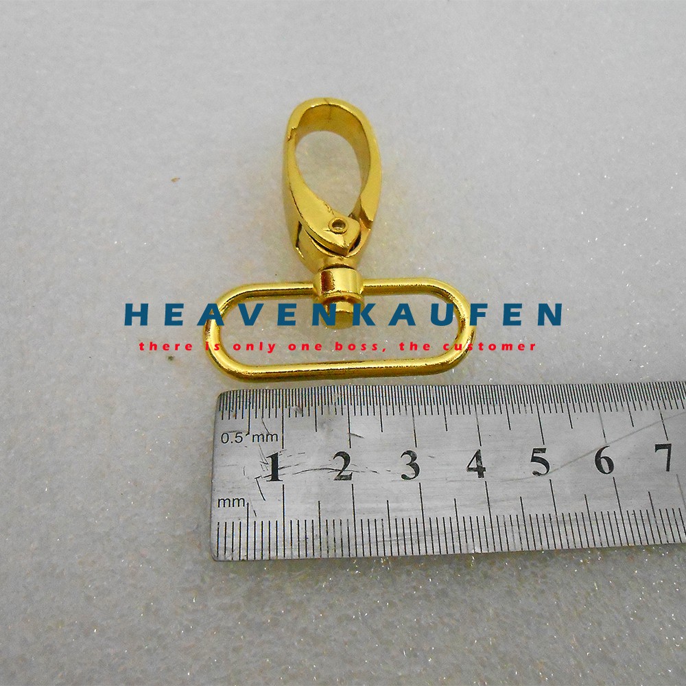 Pengait Kait Hook Tas 3,8 cm Gold Emas Kualitas Premium