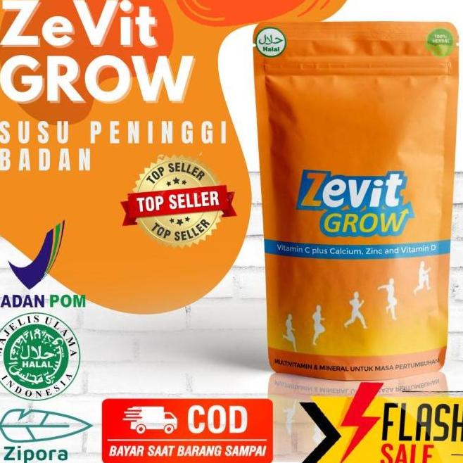 ZEVIT GROW Peninggi Badan Original Terlaris / susu