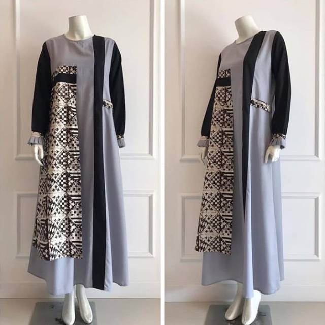 GAMIS BATIK mix POLOS ori by DISIKO EXSCLUSIVE