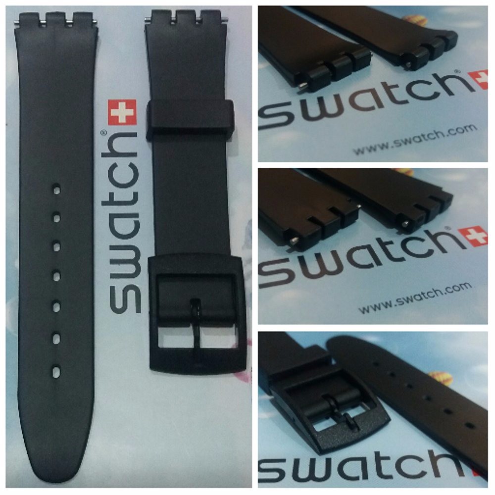 Swatch Strap Black Tali Jam Tangan Swatch
