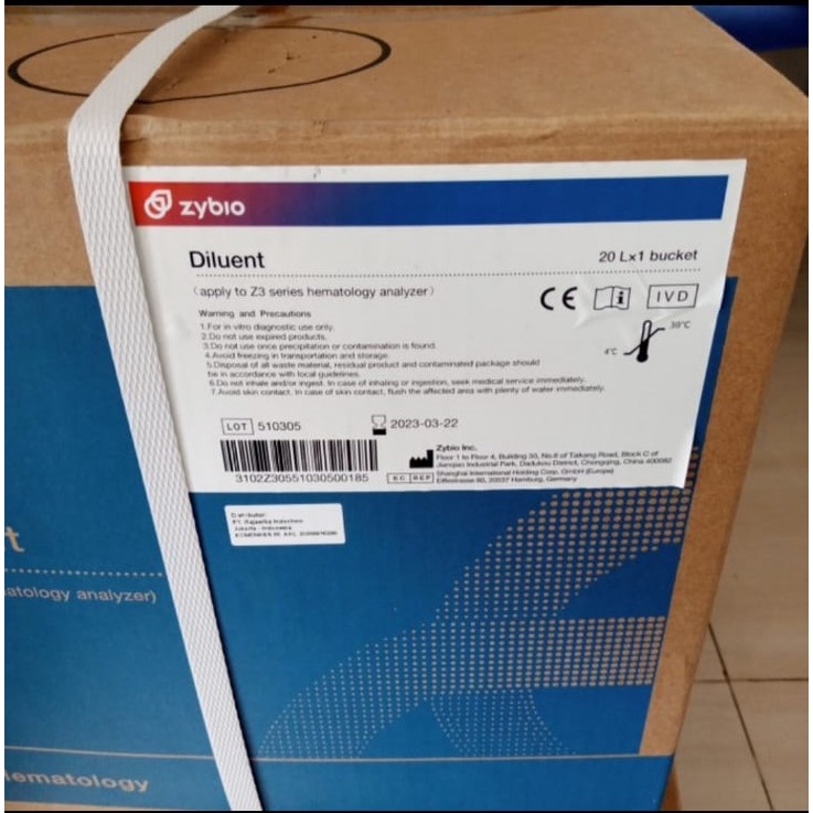 Reagen Diluent Zybio Z3 20L 3 diff