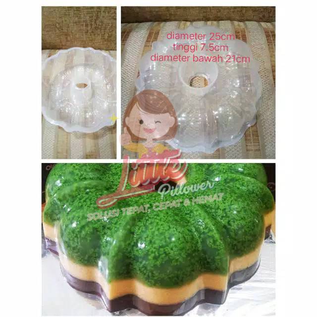 (AMERIKA SEDANG) Cetakan Puding America Mini/Cetakan Agar Jelly/Cetakan bolu kukus Puding/Loyang Kue