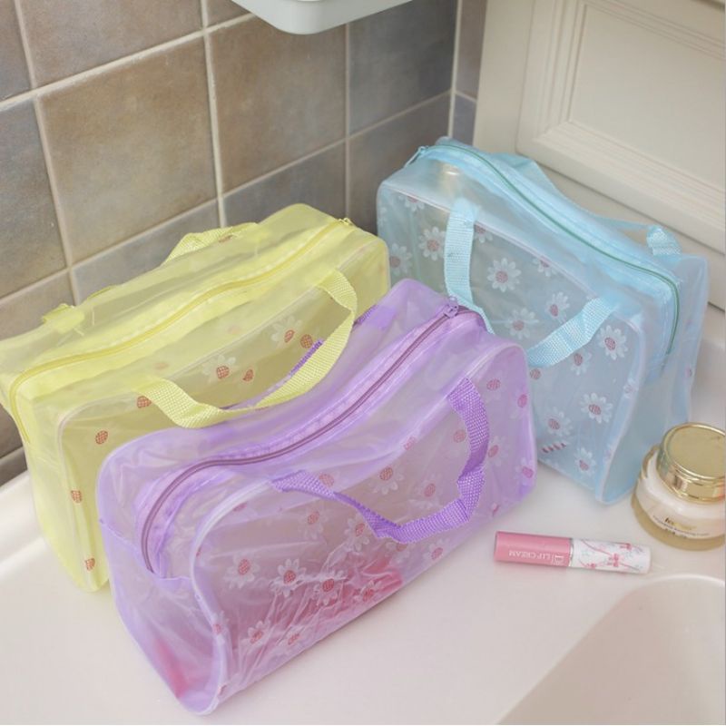 Cosmetic pouch transparan waterproof