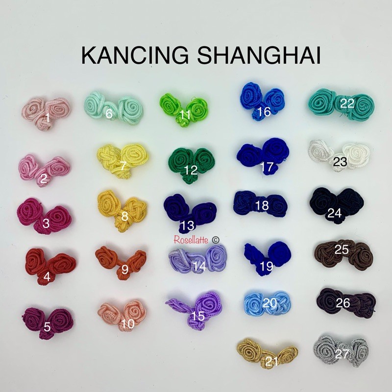 KANCING SHANGHAI BUNGA IMLEK CNY