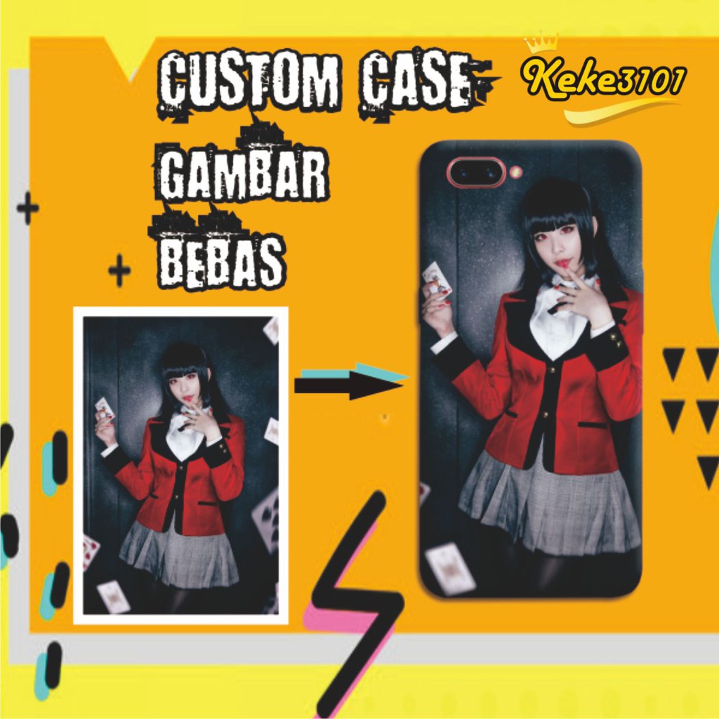 CUSTOM CASE Bisa Request Gambar Sendiri Xiaomi Oppo Vivo Samsung Iphone Realme Asus