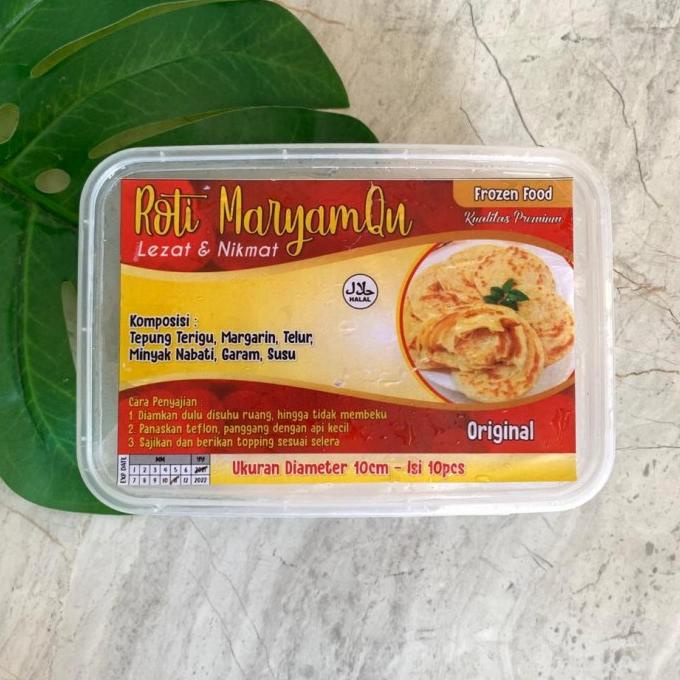 

Roti Maryam isi 10pcs TERLENGKAP Kode 109