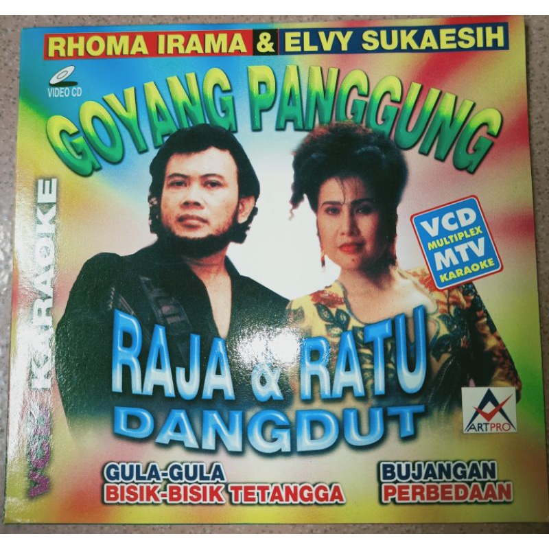 VCD original goyang panggung dangdut Rhoma irama duet Elvy Sukaesih