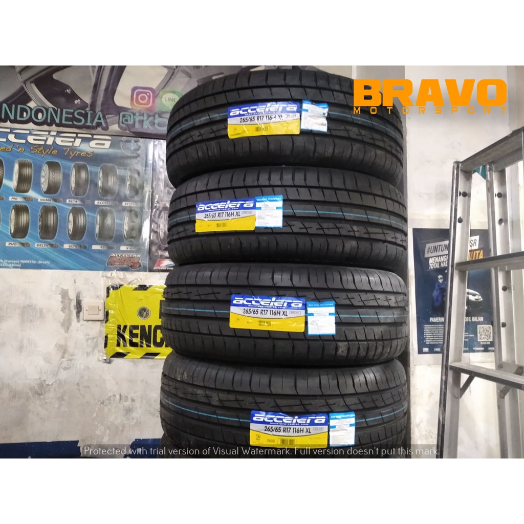 BAN TUBLES AWET MURAH RING 17 ACCELERA IOTA ST68 265 65 R17 BAN STANDART PAJERO FORTUNER DLL