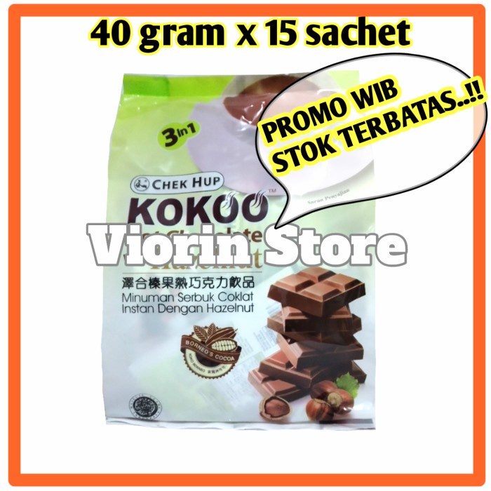 

MINUM-SIAP-DRINK-TO-READY- CHEK HUP KOKOO HAZELNUT / CHEK HUP KOKOO HOT CHOCOLATE HAZELNUT -READY-