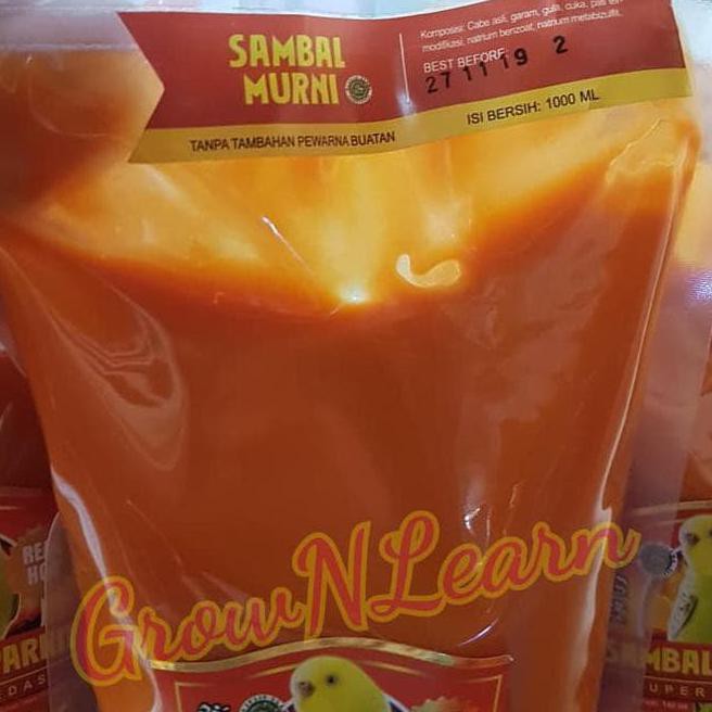 

Dijual Sambal Parkit / Sambel 1000Ml Pouch (Gojek/Grab) Terlaris