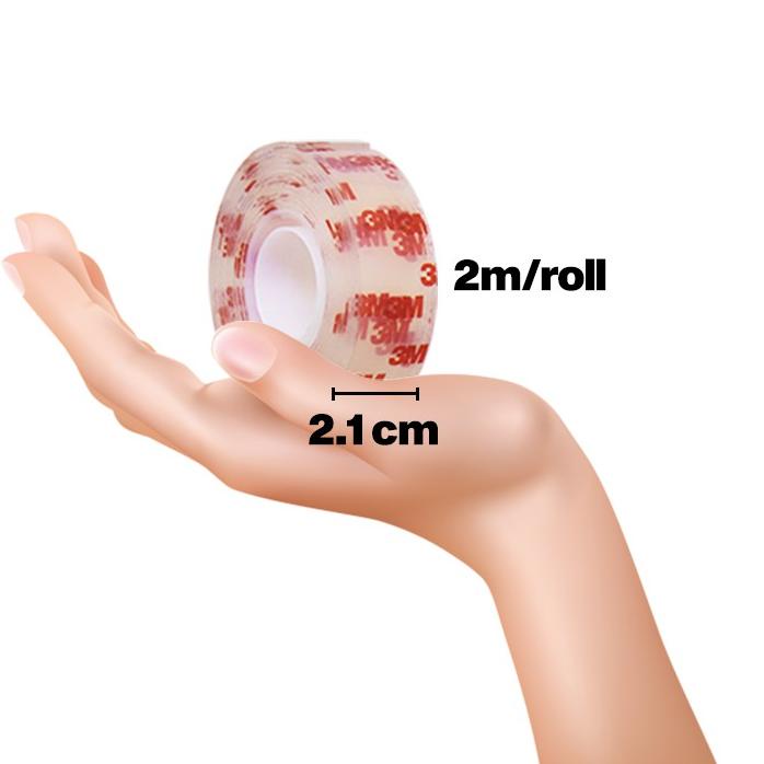 

Terbaik! 3M Scotch Perekat 2 Sisi Double Tape 21 mm x 2 m Permanent Mounting Pengganti Paku / Baut 3M-4010C ..