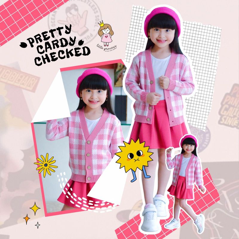 Cardigan Anak Pretty Cardy Cheked