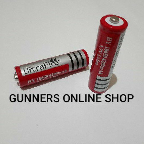 Baterai Cas  ultrafire18650 3,7V