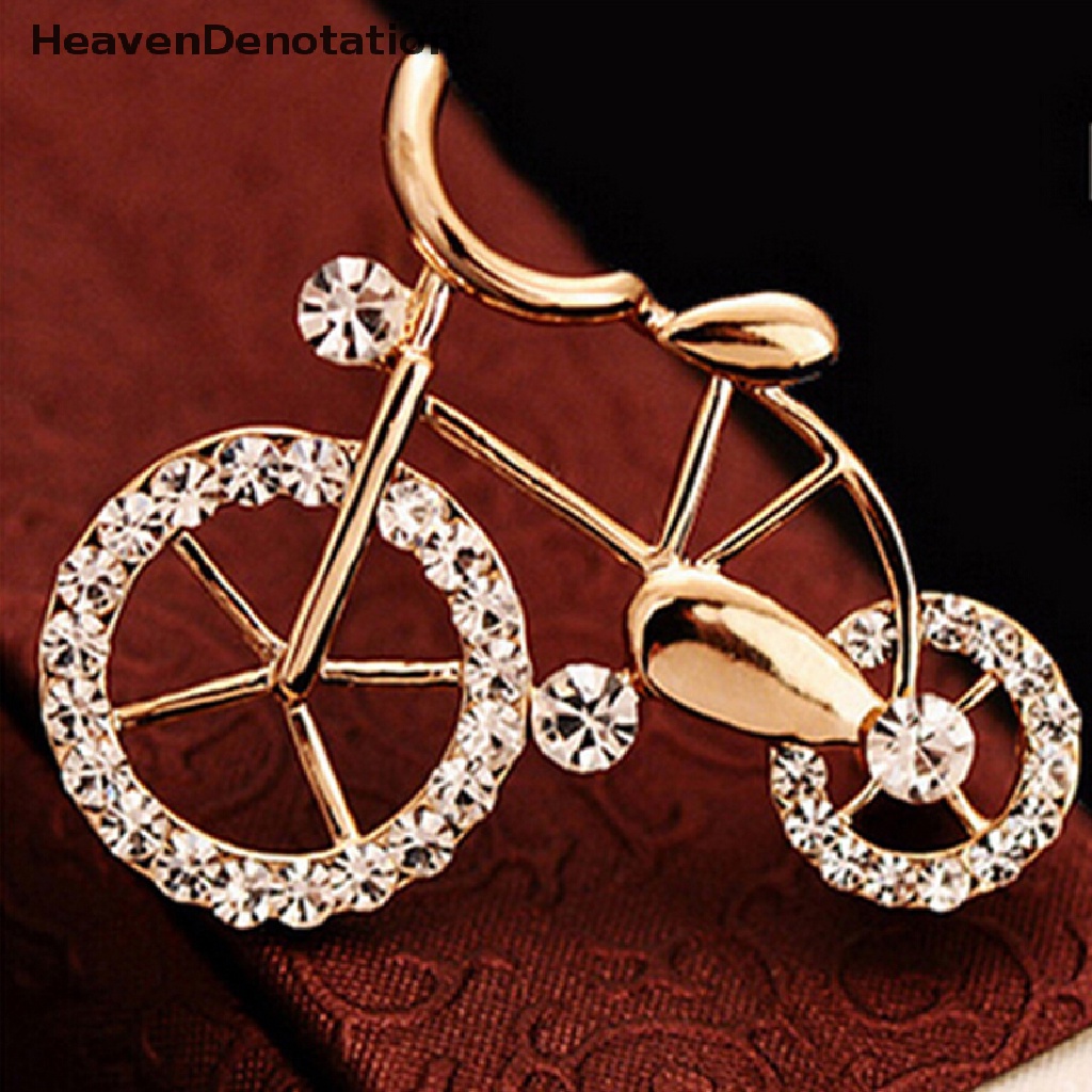 [HeavenDenotation] Women Brooch Pin Fashion Bike Buckle Bicycle Pectoral Flower Gift Brooches Pins