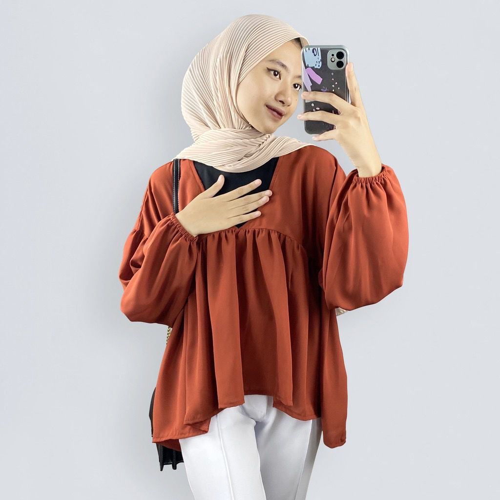 Frisa Ruffle Blouse / Friska Ruffle Blouse | Blouse Wanita Terbaru